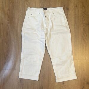 NYDJ White Cropped Jeans NWOT